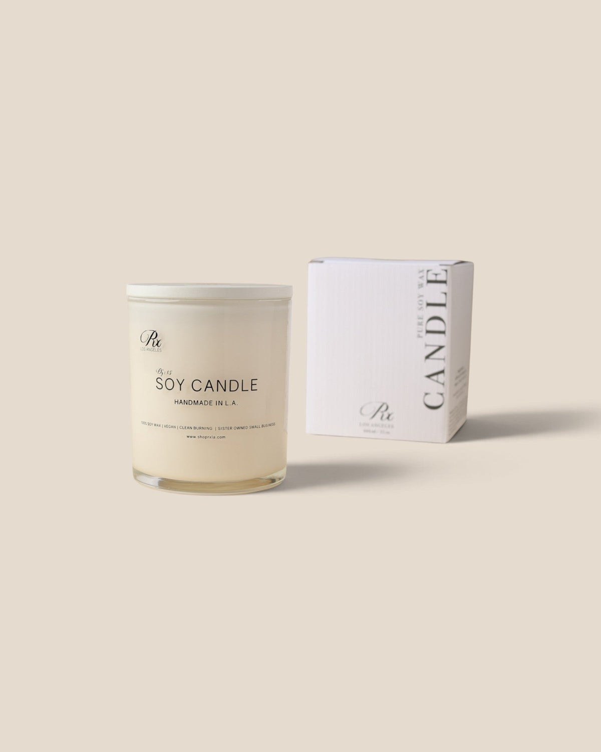 White Tea Soy Candle – 100% Soy Wax