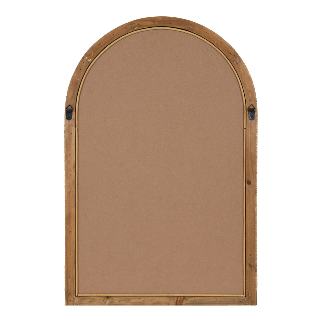 Rahfy Rattan Arch Wall Mirror – Boho Arched Mirror in 3 Finishes