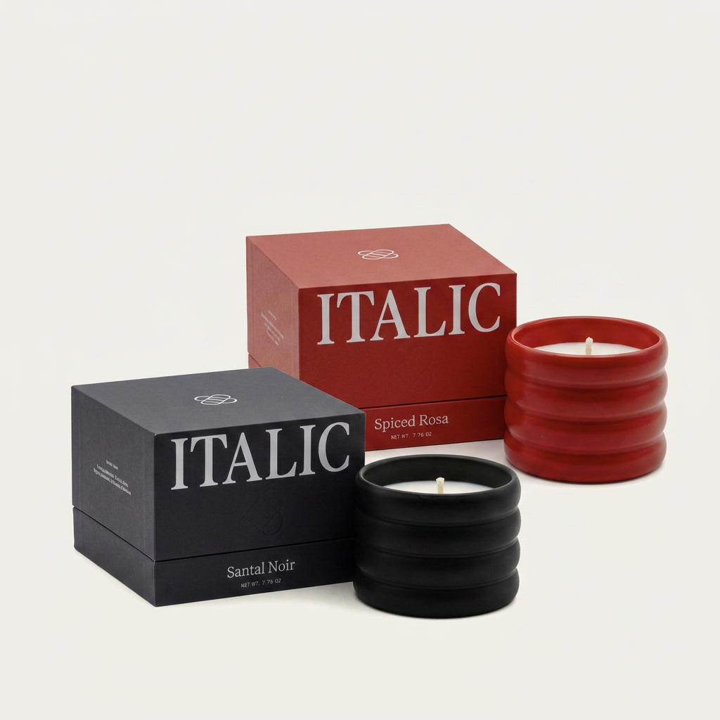 Ceramic Soy Wax Candle – Vegan Candle in Reusable Ceramic Vessel