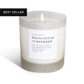 Eucalyptus + Lavender Soy Candle, Calming Spa Scent Candle