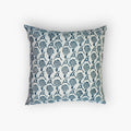 Nikhar Pure Linen Pillow Cover, Azure Blue