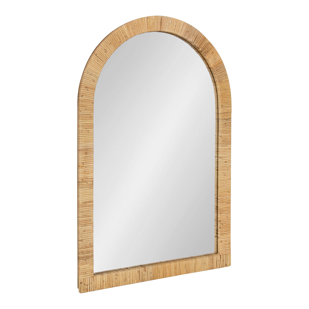 Rahfy Rattan Arch Wall Mirror – Boho Arched Mirror in 3 Finishes