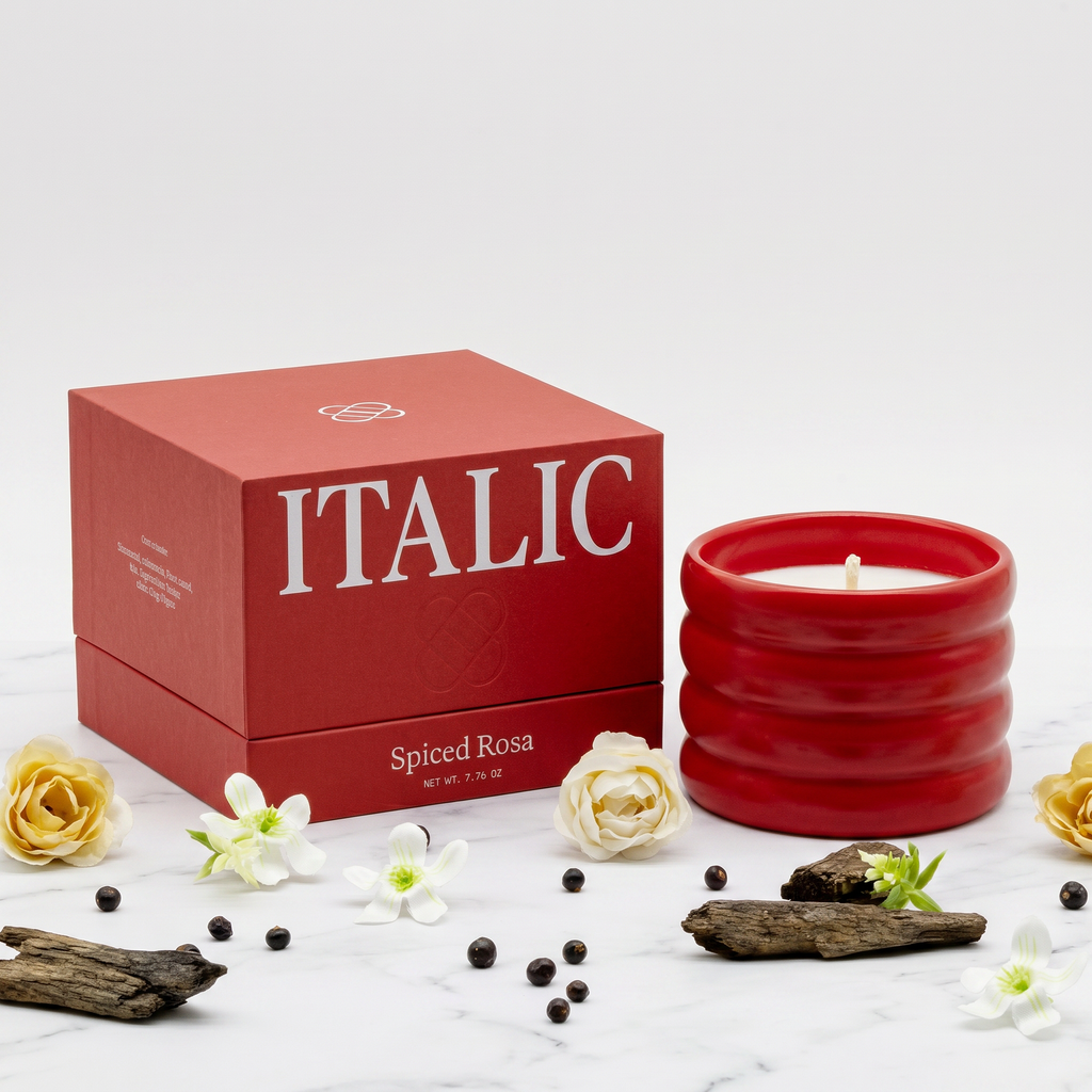 Ceramic Soy Wax Candle – Vegan Candle in Reusable Ceramic Vessel