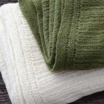 Aurora Knit Alpaca Throw Blanket