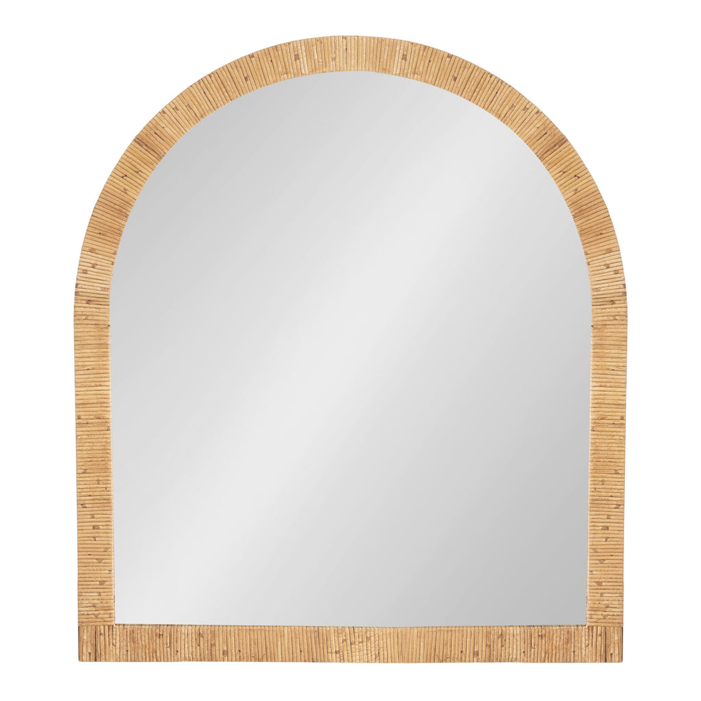 Rahfy Rattan Arch Wall Mirror – Boho Arched Mirror in 3 Finishes