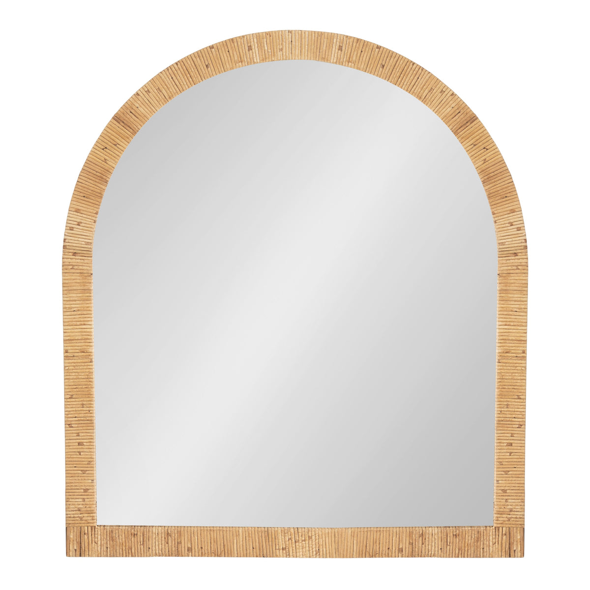 Rahfy Rattan Arch Wall Mirror – Boho Arched Mirror in 3 Finishes