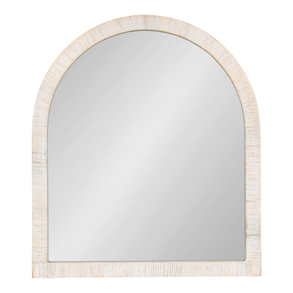 Rahfy Rattan Arch Wall Mirror – Boho Arched Mirror in 3 Finishes