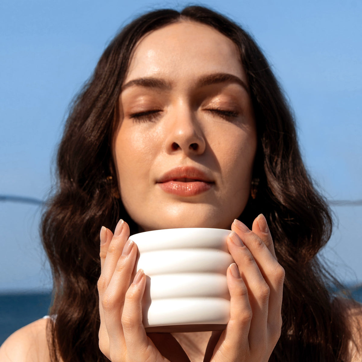 Ceramic Soy Wax Candle – Vegan Candle in Reusable Ceramic Vessel
